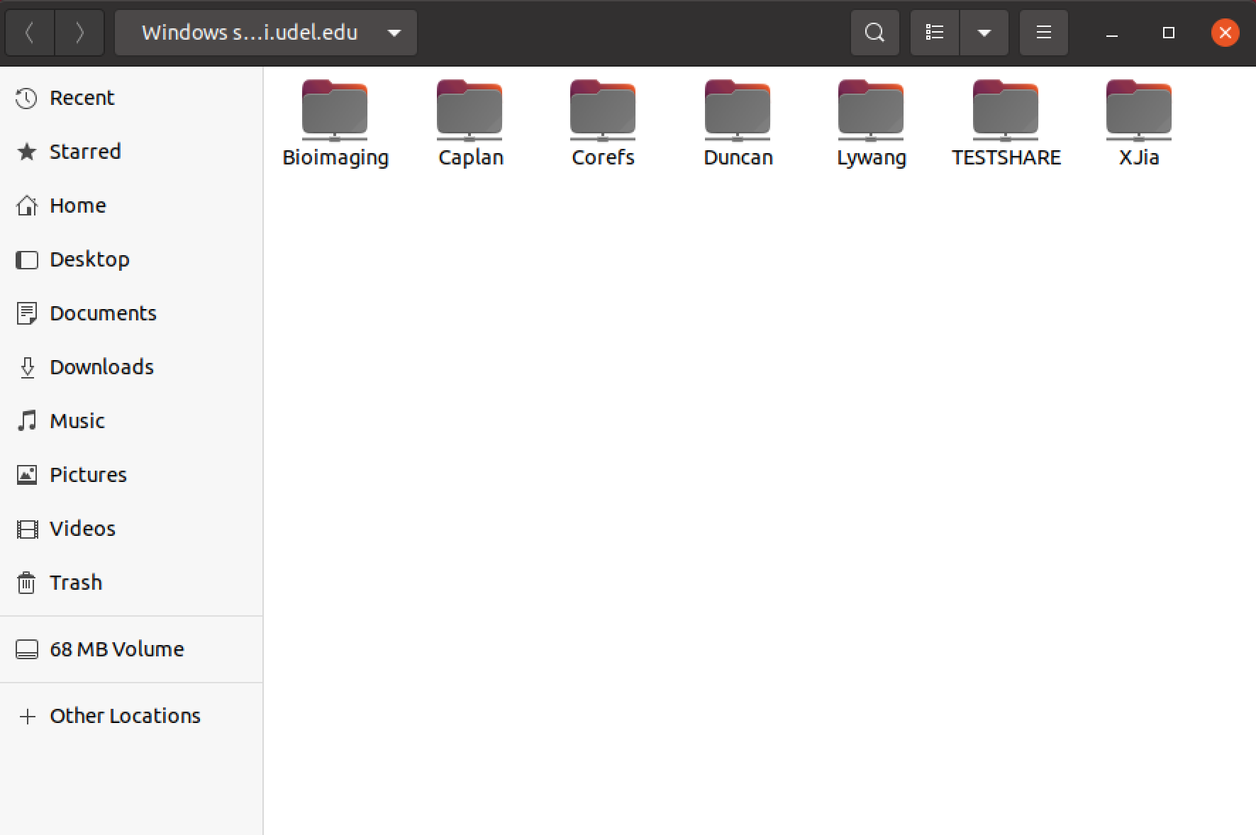 BioStore in Linux file manager