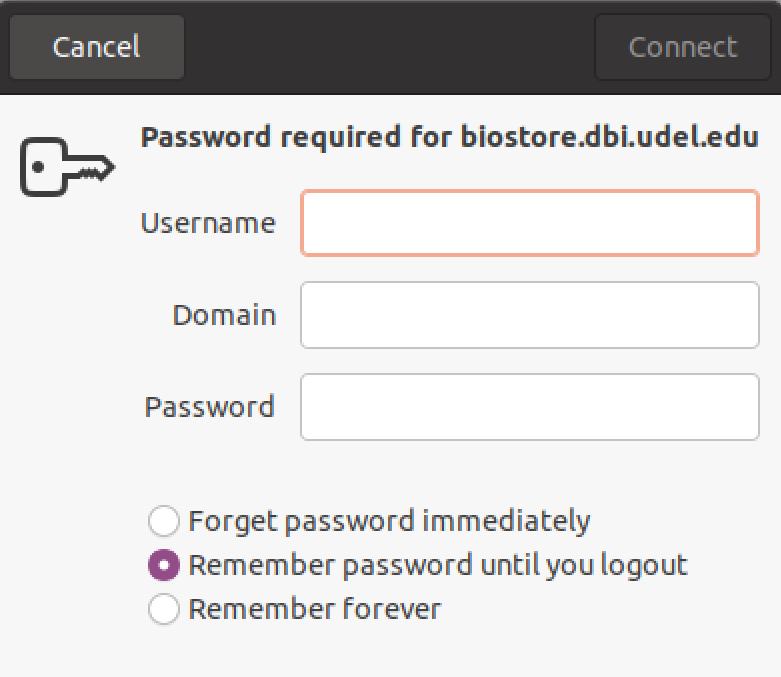 Linux username and password